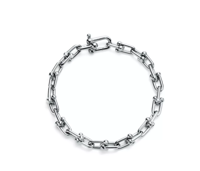 Pulsera de eslabones pequeños Tiffany HardWear en plata de ley