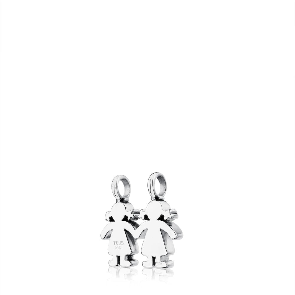 Silver Sweet Dolls girls Pendant |