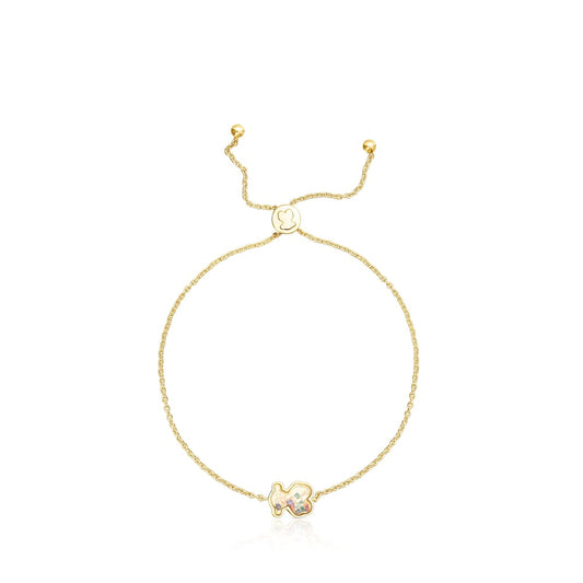 Silver vermeil Areia Bracelet with multicolored gemstones |
