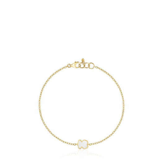 Chain bracelet with mother-of-pearl XXS |
