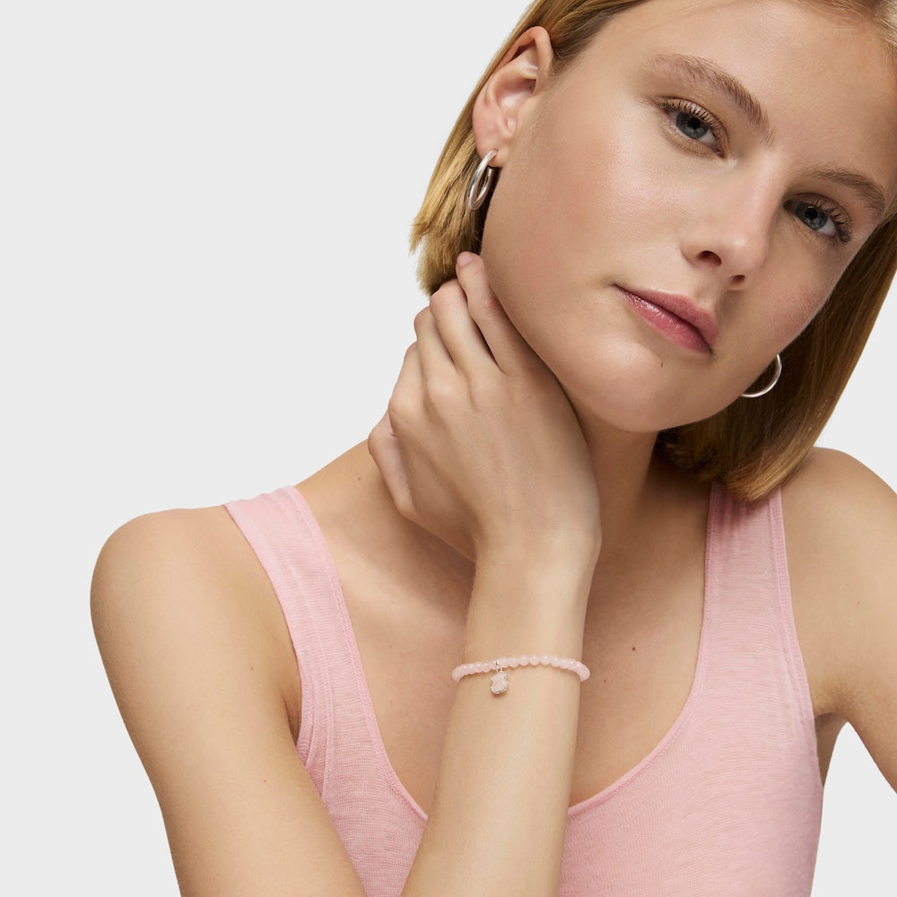 Pulsera Icon Color de plata y cuarzo |