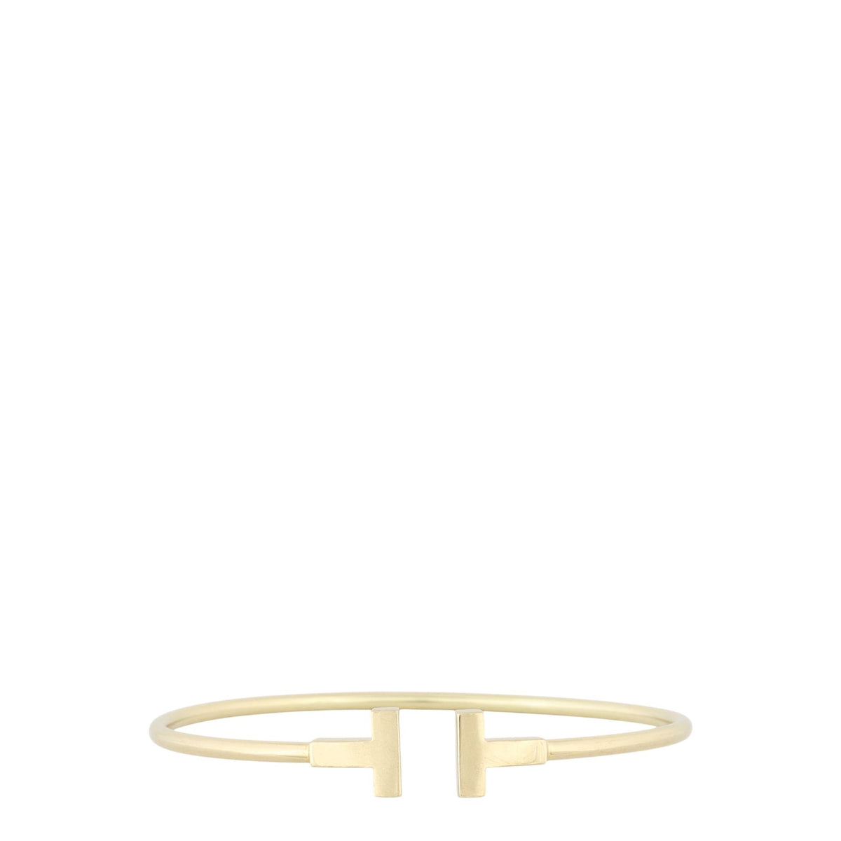 Tiffany & Co T Wire Bracelet  Yellow Gold Bracelet