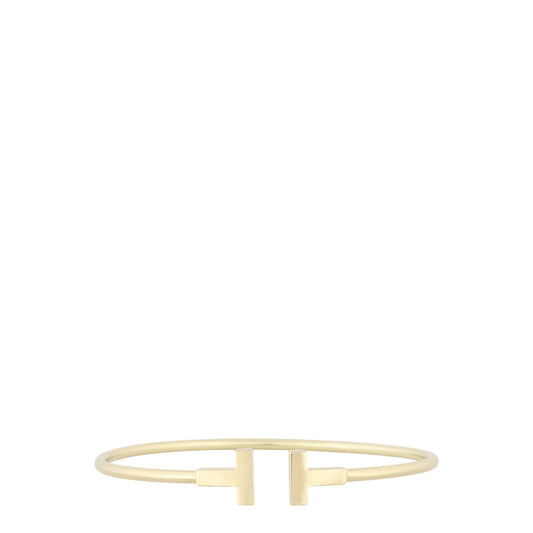 Tiffany & Co T Wire Yellow Gold Bracelet