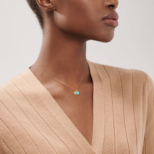 Return to Tiffany® Mini Double Heart Tag Pendant