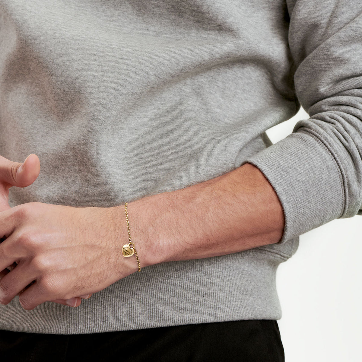 Return to Tiffany® Full Heart Bracelet in Yellow Gold