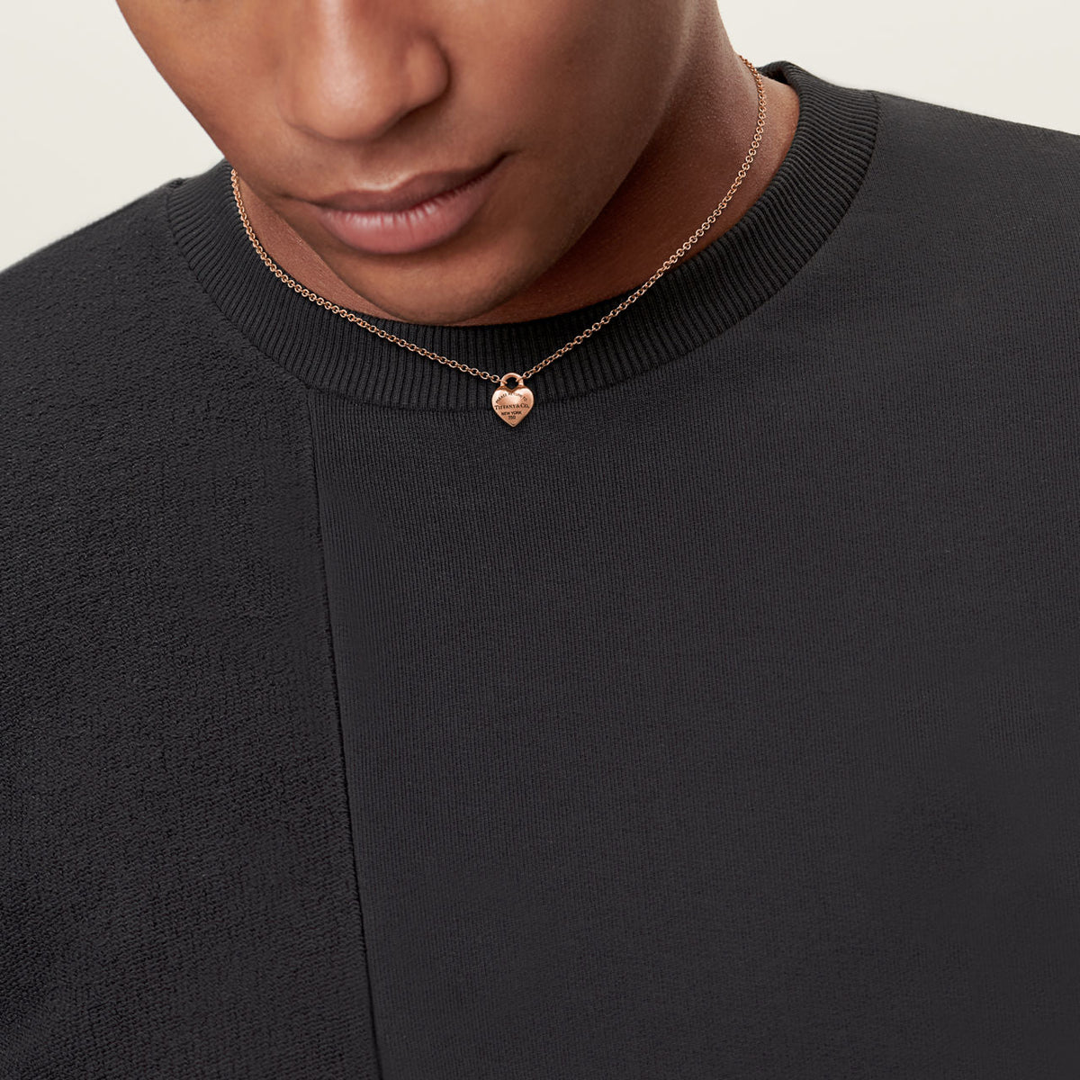 Return to Tiffany® Full Heart Pendant in Rose Gold