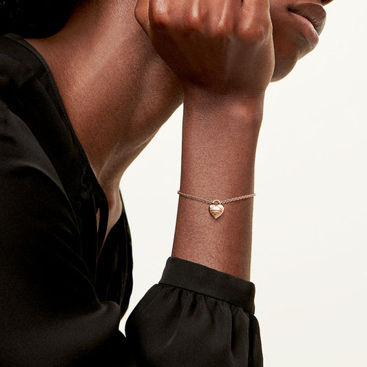 Return to Tiffany® Full Heart Bracelet in Rose Gold