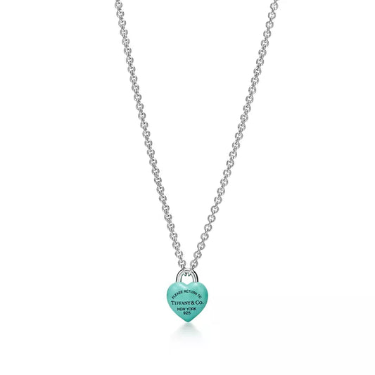 Return to Tiffany® Full Heart Pendant in Sterling Silver with Tiffany Blue®