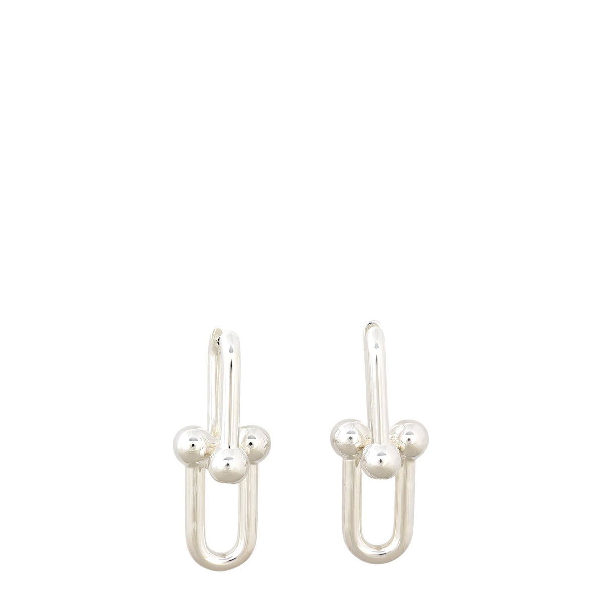 Tiffany & Co Tiffany Hardwear Extra Large Link Silver Earrings