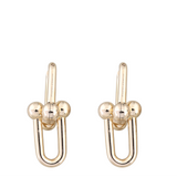 Tiffany & Co Hardwear Medium Link Rose Gold Earrings