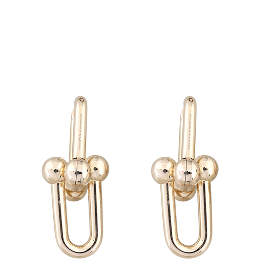 Tiffany & Co Hardwear Medium Link  Rose Gold Earrings