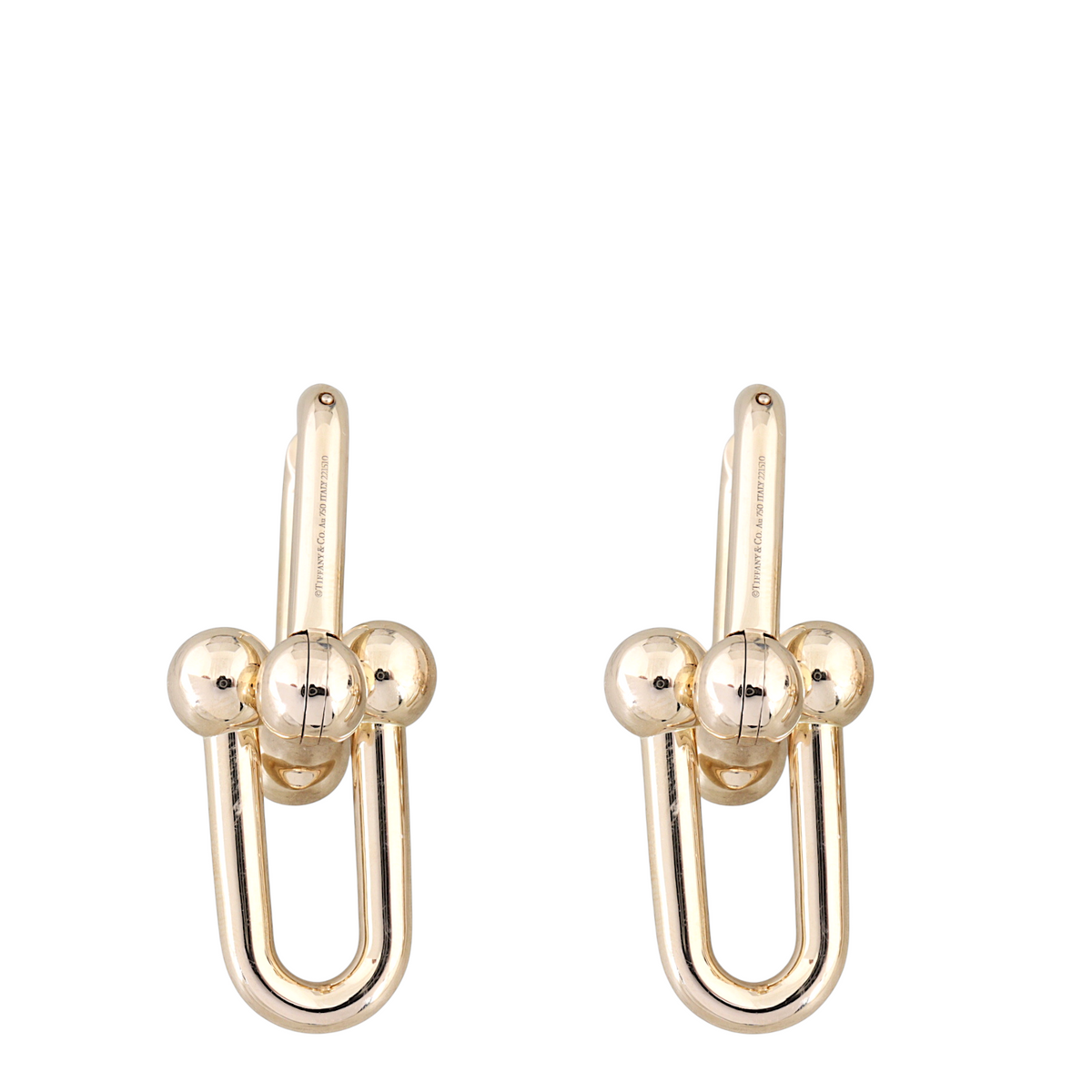 Tiffany & Co Hardwear Medium Link Rose Gold Earrings