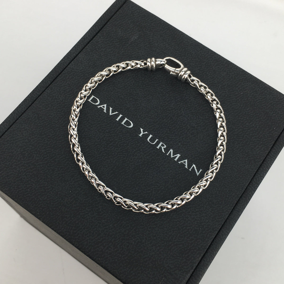 SET OF David Yurman 6mm Wheat Chain Necklace bracelet 16 1/2" - Sterling 925