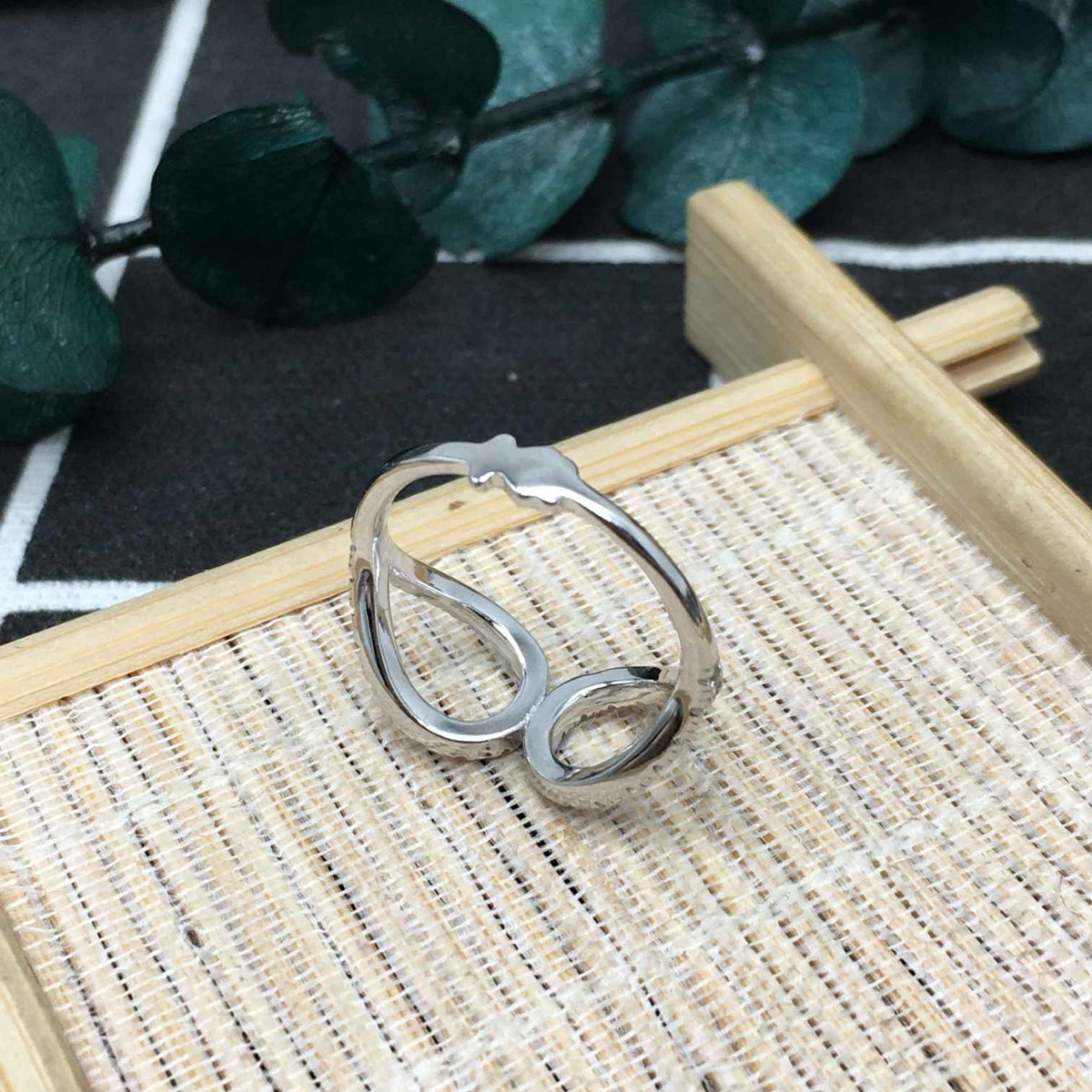White  with  Happy Moments Ring