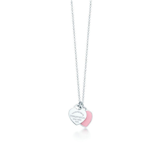 Return to Tiffany™ Sterling Silver Pink Necklace