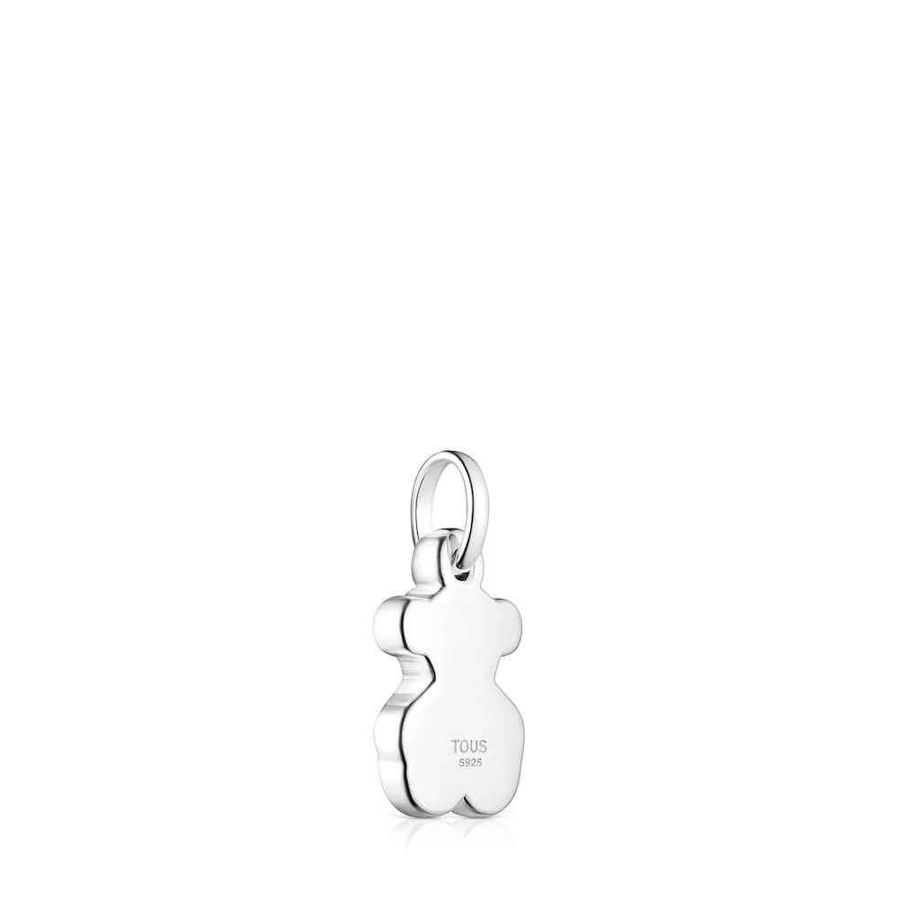 Small Silver Sweet Dolls bear Pendant