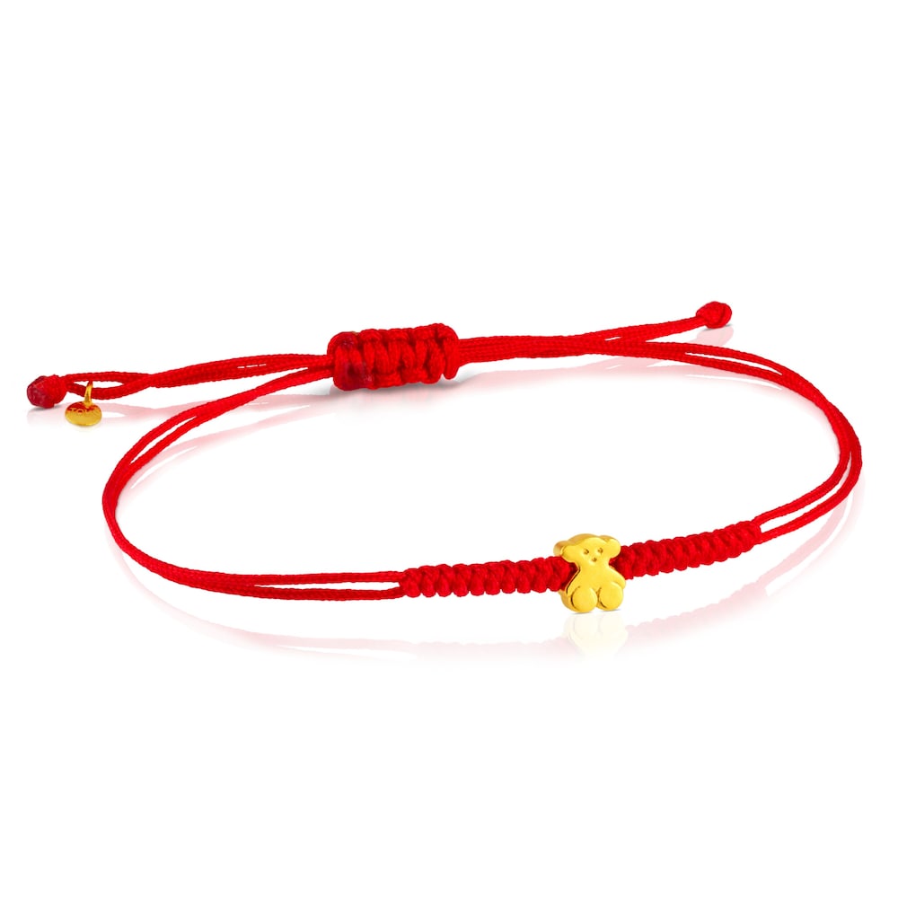 Pulsera Gold Sweet Dolls con motivo de oso