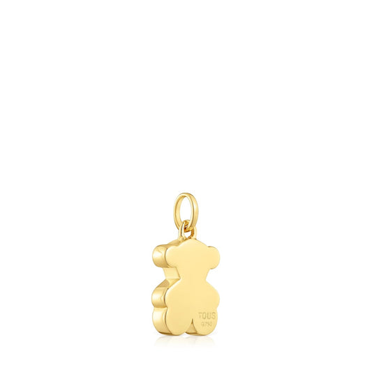 Medium 12 mm gold bear pendant Sweet Dolls