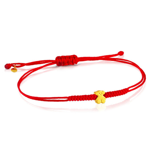 Gold Sweet Dolls Bracelet Bear motif