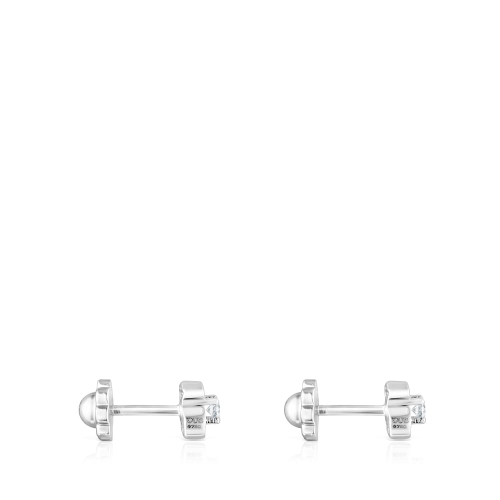 White gold Silueta earrings  |