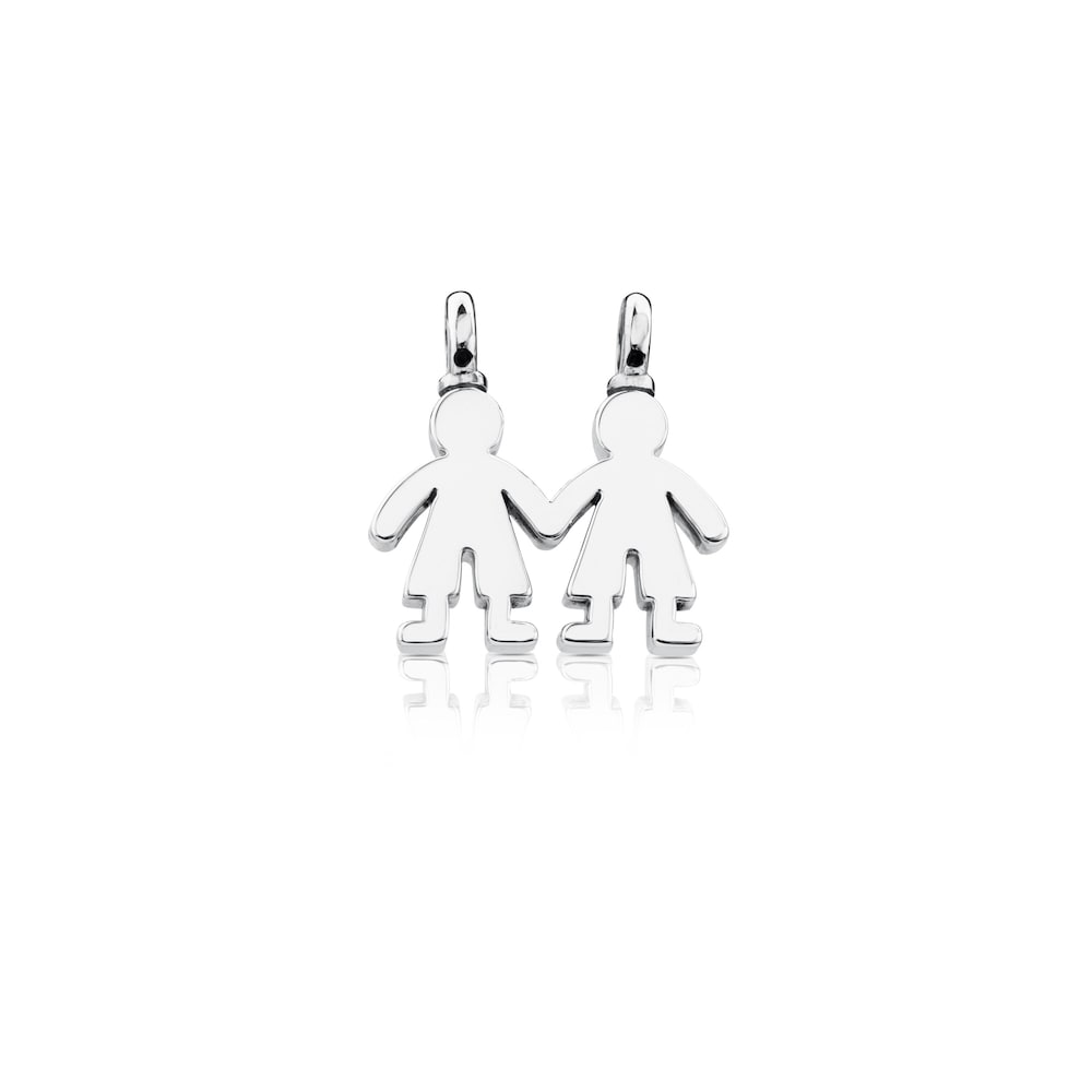 Silver Sweet Dolls boys Pendant |