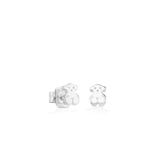 Silver   Puppies Earrings 0,5cm |
