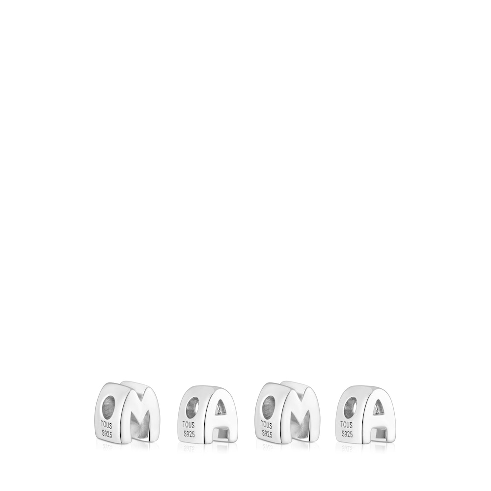 Silver pack of Charms   Mama |