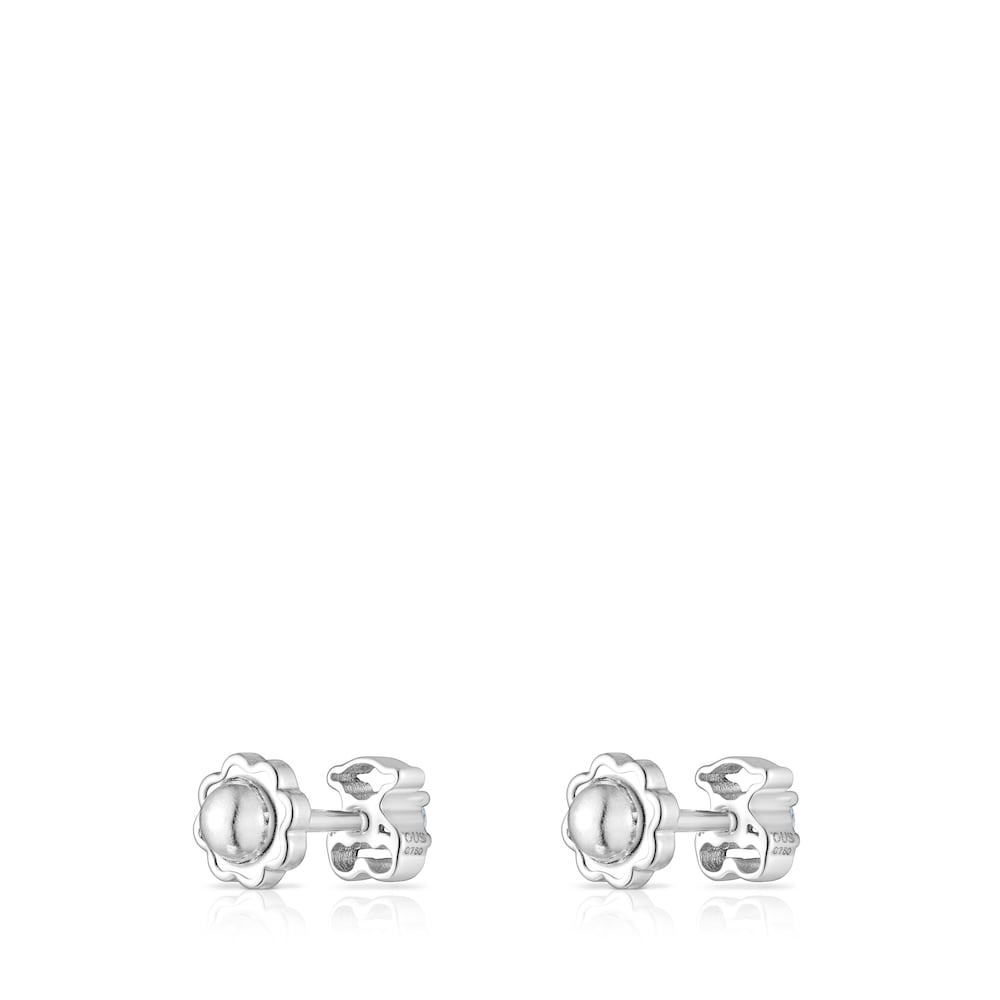 White gold Silueta earrings  |