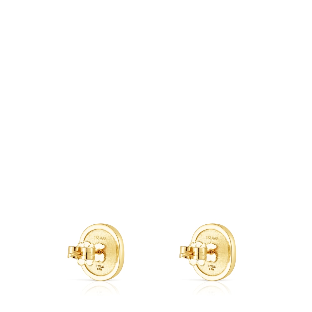 Gold Oursin Earrings  |