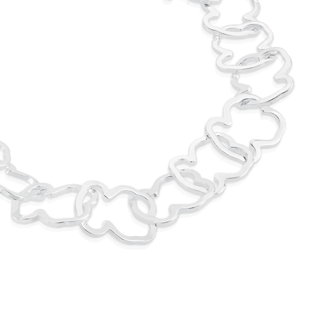 Pulsera Carrusel de Plata 19cm