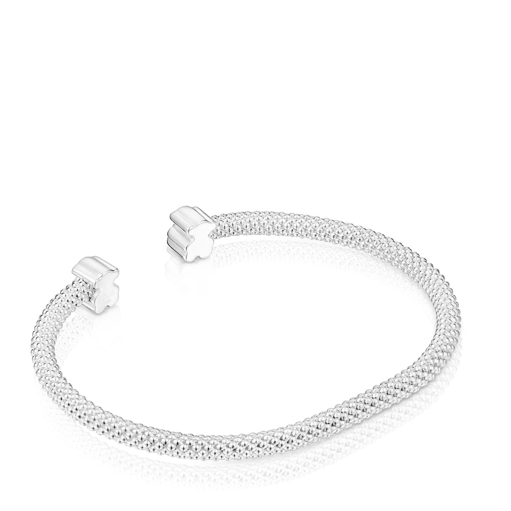 Pulsera de plata 7 mm osos Icon Mesh