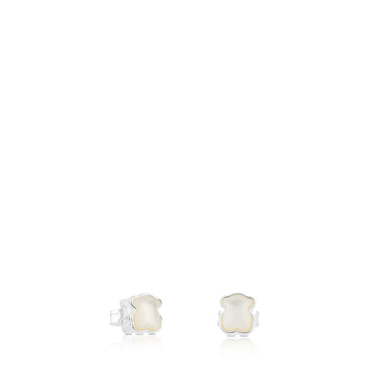 Silver Color Earrings with mother-of-pearl |