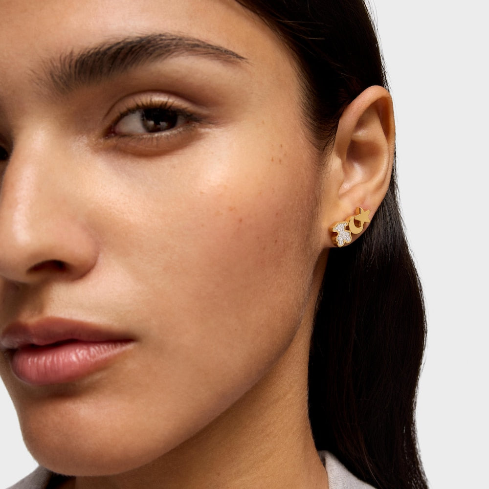 18kt gold plating over silver Climber earrings  1950 |
