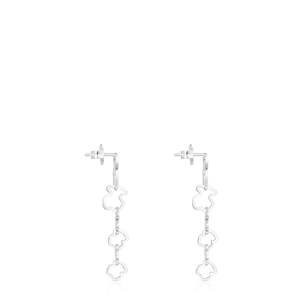 Long   Carrusel bear-motif Earrings |