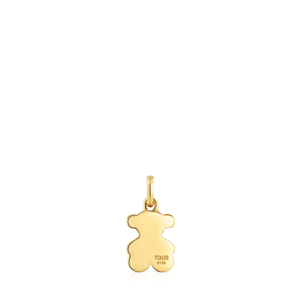 Small 10 mm gold bear pendant Sweet Dolls |