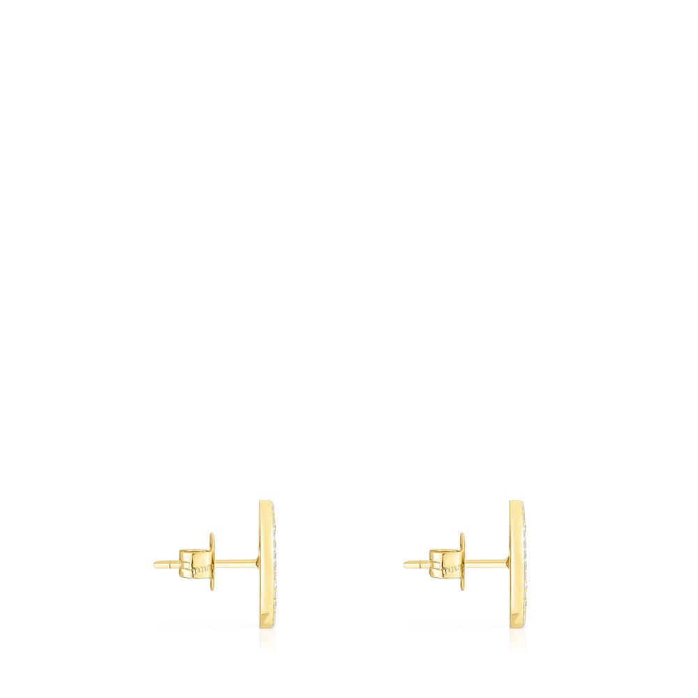 Gold Oursin Earrings  |