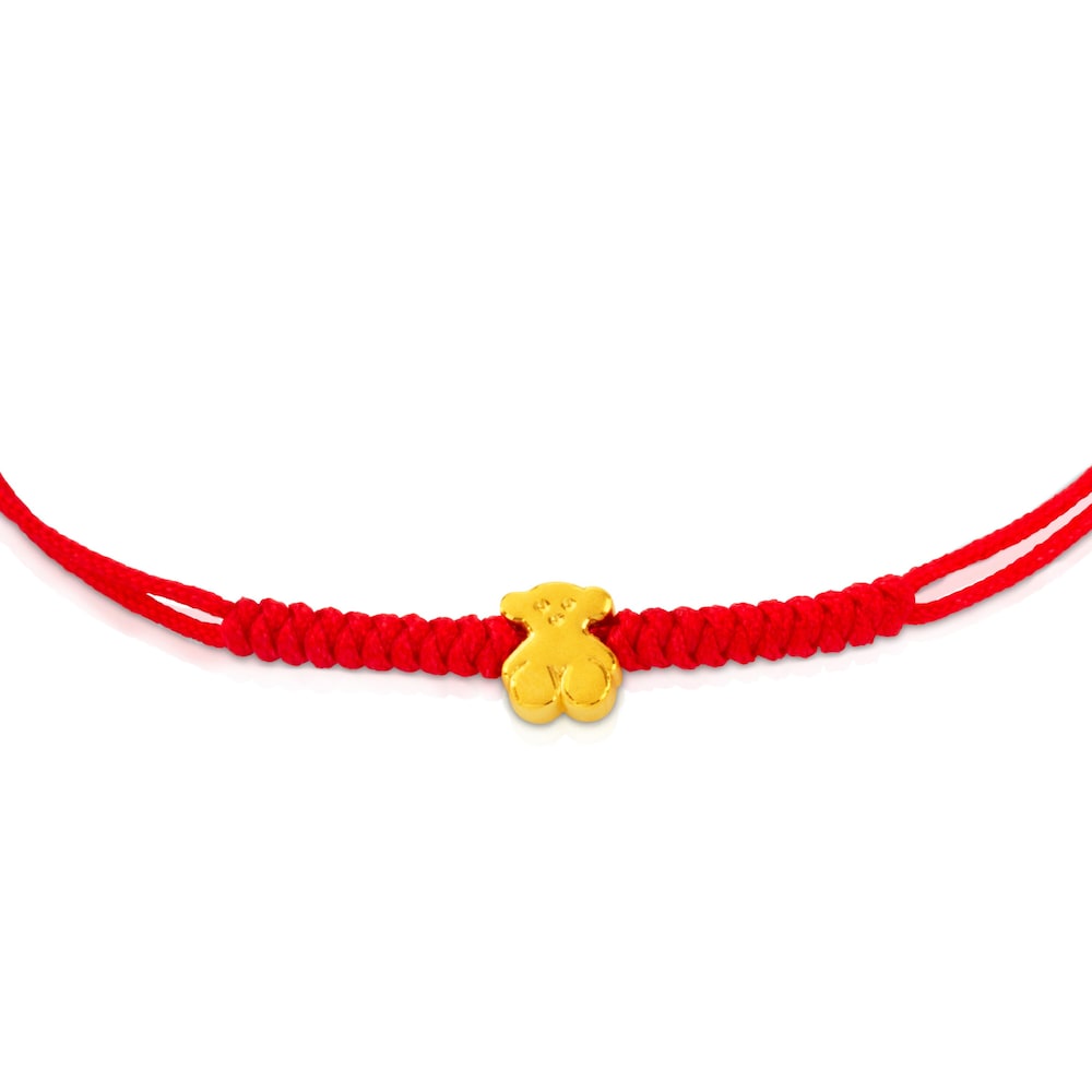 Pulsera Gold Sweet Dolls con motivo de oso