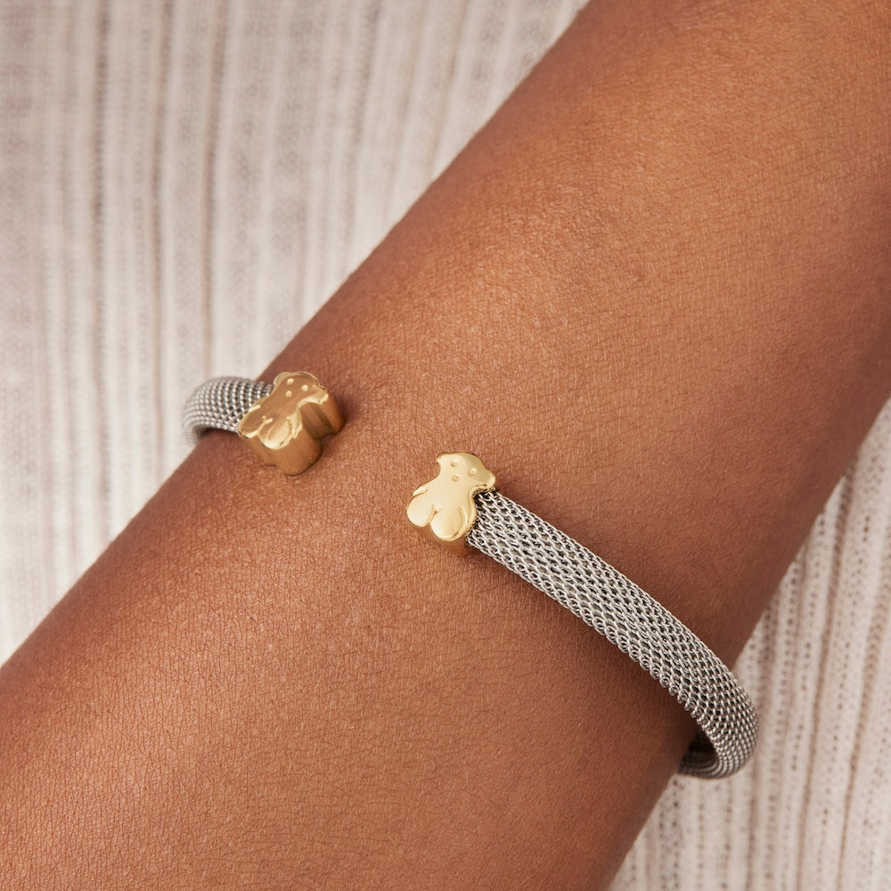 Pulsera Dulces Muñecas de Oro y Acero