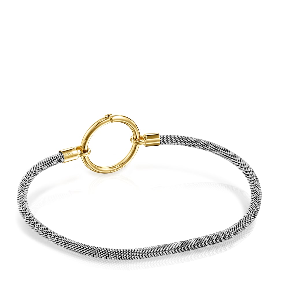 Pulsera de oro y acero