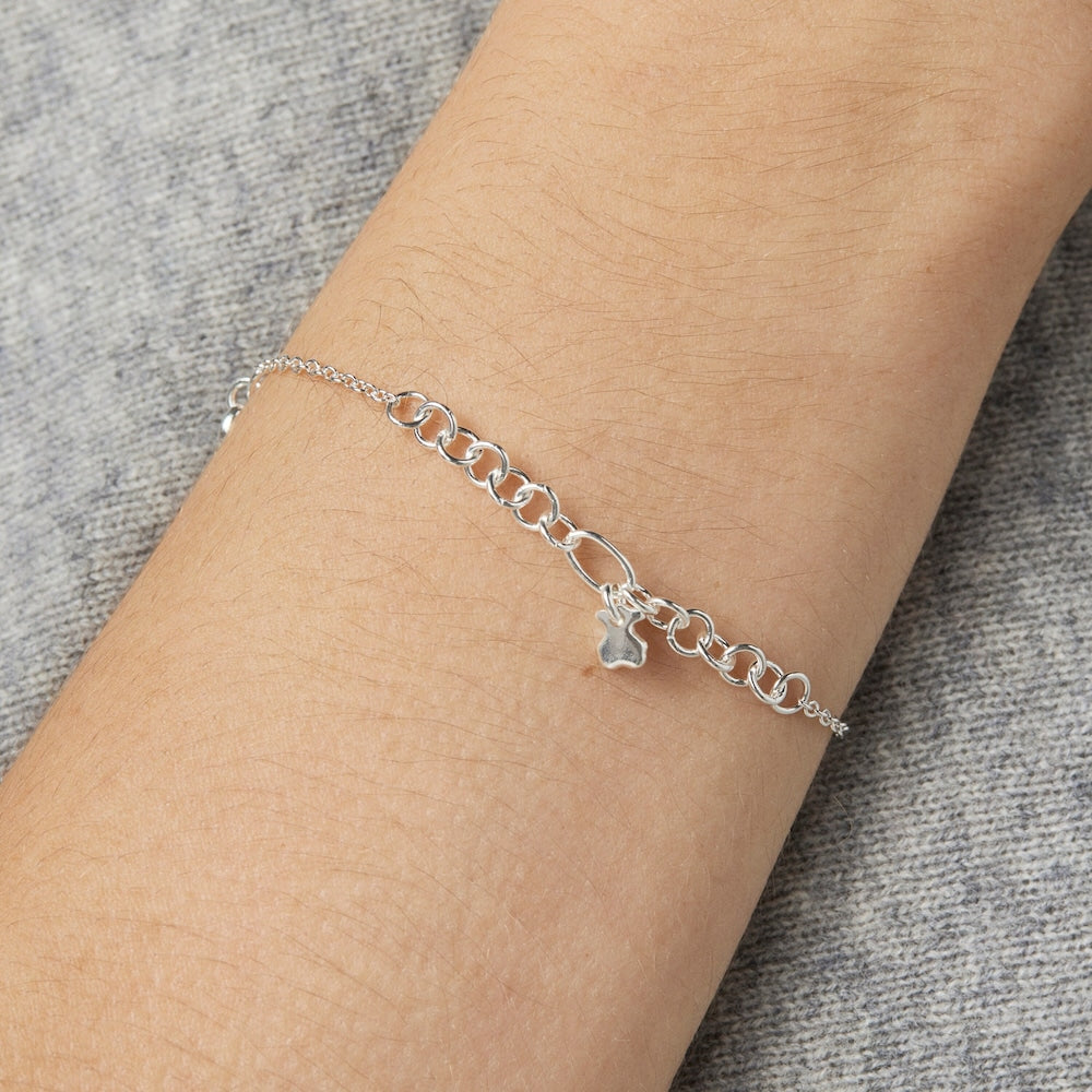 Pulsera con motivo de Luna de Plata |