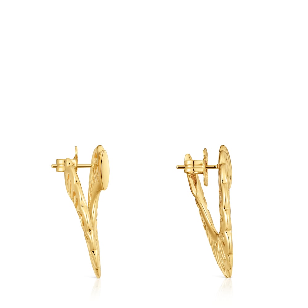 31 mm hoop earrings with 18kt gold plating over silver Miranda |