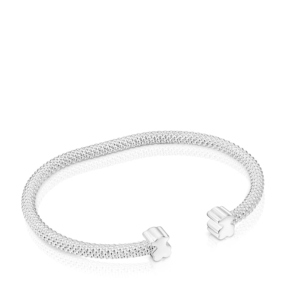 Pulsera de plata 7 mm osos Icon Mesh
