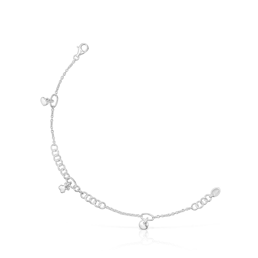Pulsera con motivo de Luna de Plata |