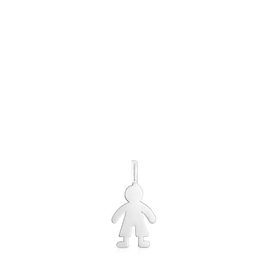 Silver Sweet Dolls boy Pendant |