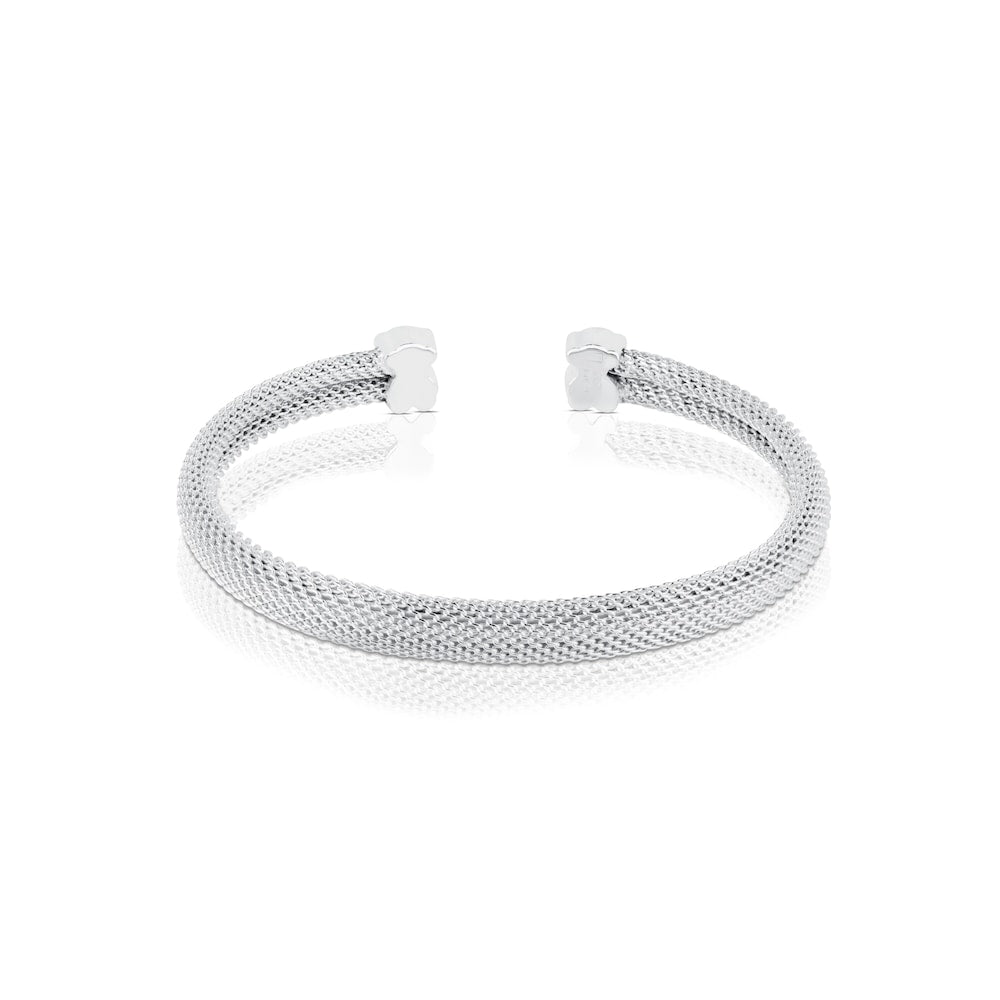 Brazalete TOUS Malla Plata motivo Oso |
