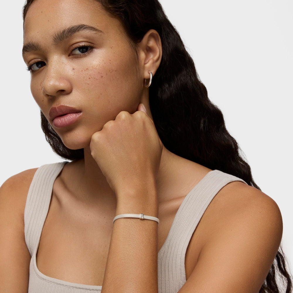 Pulsera de plata fina Sisy