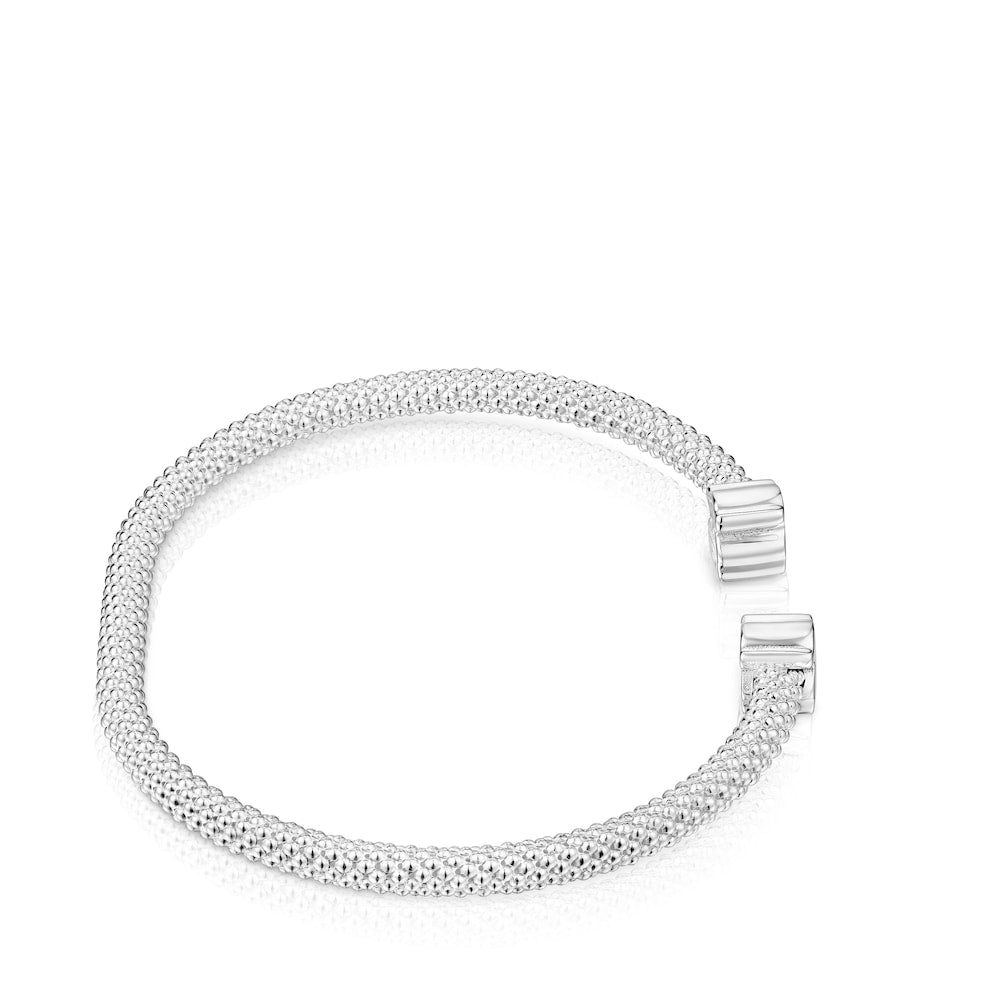 Pulsera de plata 7 mm osos Icon Mesh