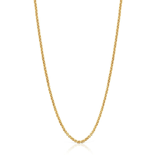 Medium Chain with  plating over silver and balls measuring 50 cm   Chain |