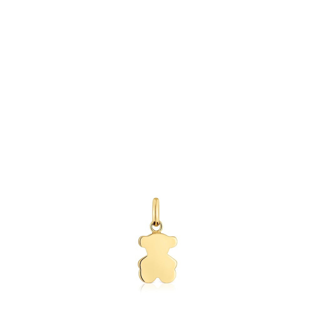 Gold bear Pendant with onyx   1950 |