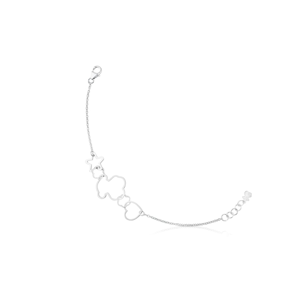 Pulsera plateada New Silueta